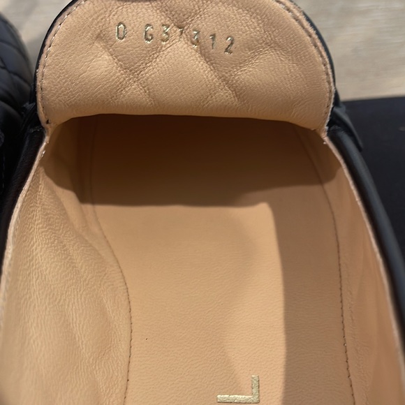 Chanel 22C lambskin loafer/moccasins in black size 38.5 - Picture 10 of 11